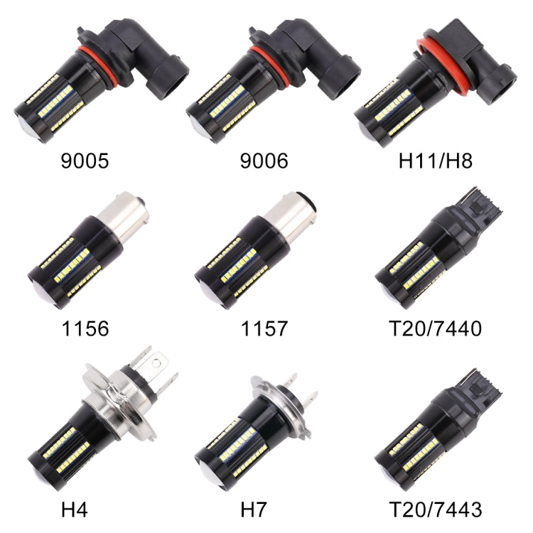 قطعتان من مصابيح الرجوع للخلف للسيارة 1156 / BA15S DC9-16V / 8.2 واط / 6000 كلفن / 655 لومن / مصابيح انعطاف 66 مصباح LED SMD-2016، 1156