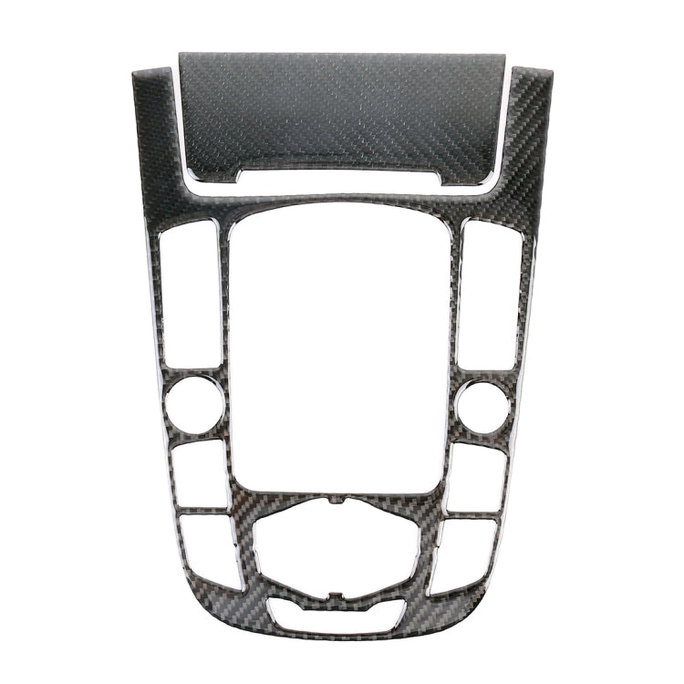 2 PCS Car Carbon Fiber Gear Panel Decorative Sticker for Audi A4L / A5 / Q5 2009-2016, Gear Panel (F)
