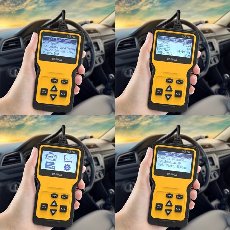 جهاز V310 محمول للسيارة، إصدار 1.1، أداة تشخيص OBD2، V310