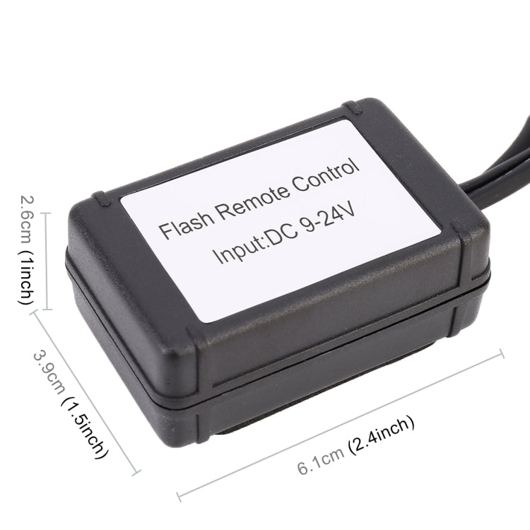 Universal Car 3 PIN DC 9-24V LED Light Strobe Flash Remote Control, 3 PIN (A)