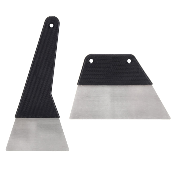 2 in 1 Metal Blade Car Window Film Scraper Tool, Random Color Delivery, 2 in 1 Metal Blade Film Scraper