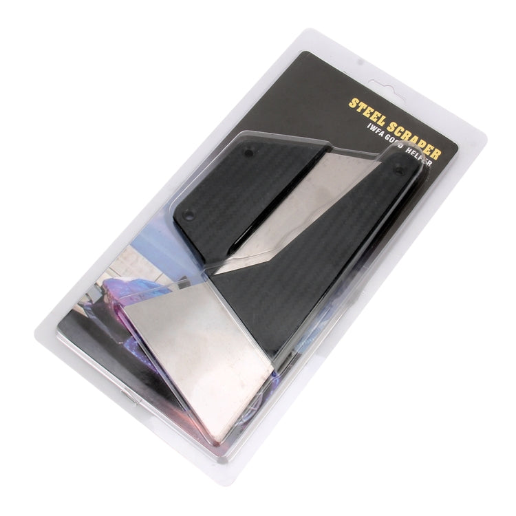 2 in 1 Metal Blade Car Window Film Scraper Tool, Random Color Delivery, 2 in 1 Metal Blade Film Scraper