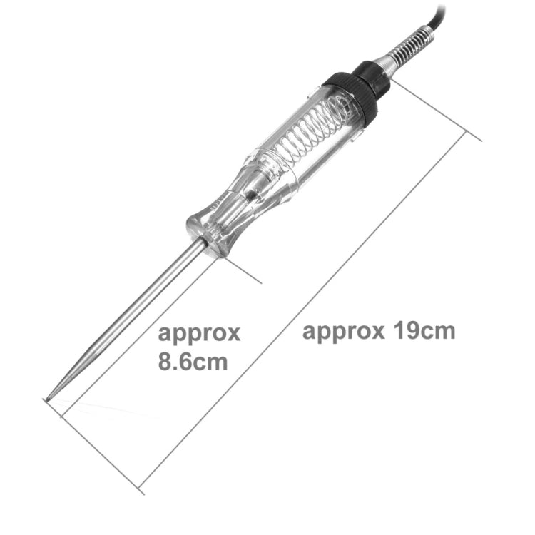 1M Car Voltage Circuit Tester for 6-24V DC Long Systems Probe Continuity Test Light, Car Voltage Circuit Tester
