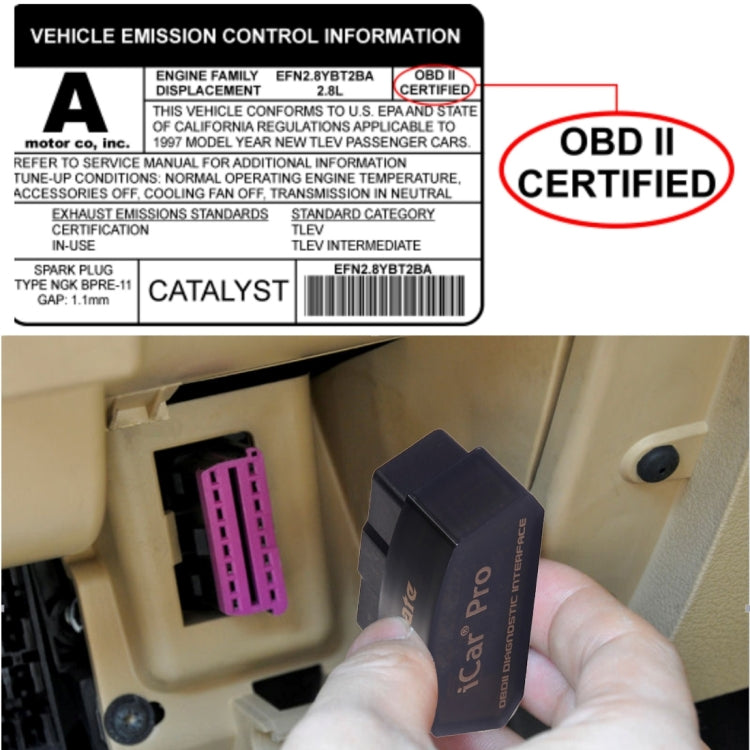 Vgate iCar Pro OBDII WiFi Car Scanner Tool, Support Android & iOS, Support All OBDII Protocols, WiFi