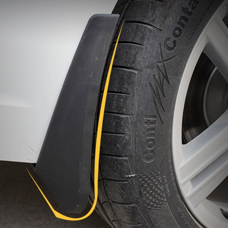 4 PCS Car Auto Semi-Rigid PVC Splash Flaps Mudguards Fender Guard for Honda City 2015-2020, For Version City