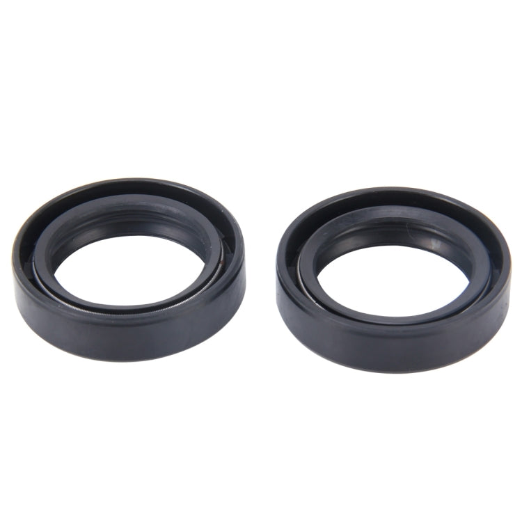 2 PCS Motorcycle Rubber Front Fork Damper Oil Seal Kit for GN125, GN125