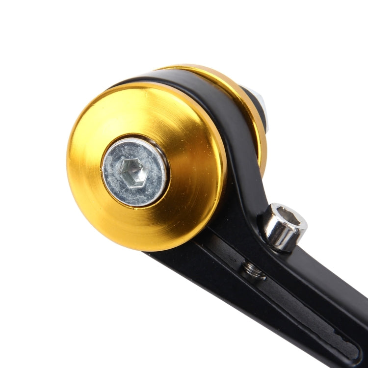 2 PCS Motorcycle Universal ABS Shell Holder Oval Shape Rear VIew Mirror, Oval Shape