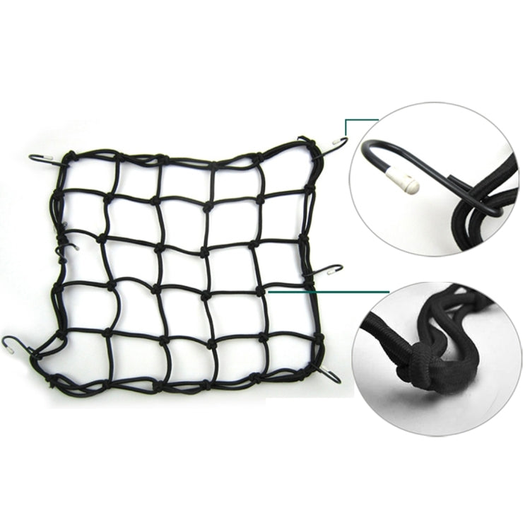 Motorcycle Nylon Fix Net with 6 Hooks, Size:30×30cm, Nylon Fix Net