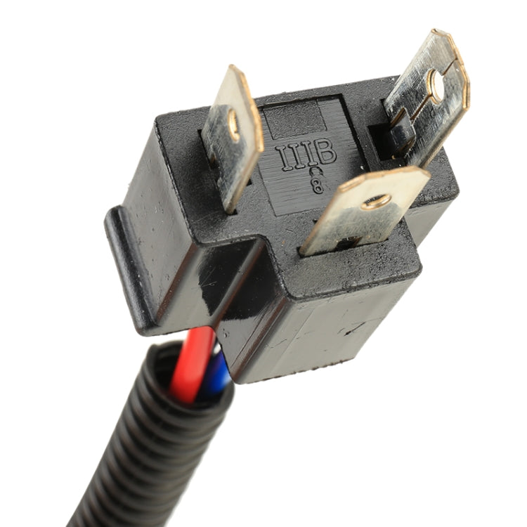 1 Pair H4 Male to 9007 Female Bulb Holder Base Male Socket with Wire, H4 Male to 9007 Female