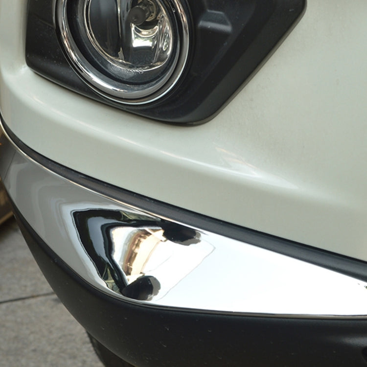 2 PCS Universal Car Auto Plastic Body Bumper Guard Protector Strip Sticker(Silver), JM-330 2 PCS