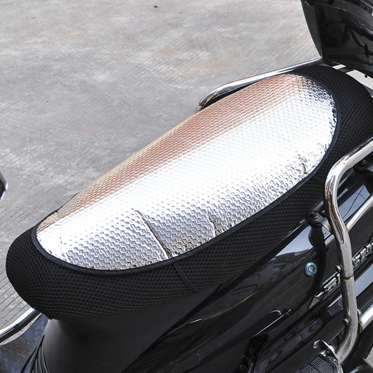 10 PCS Motorcycle Electric Car Sun Cushion Pad Heat Reflective Sheet Aluminum Sheet Sun Shade Car Mats, Sun Cushion Pad