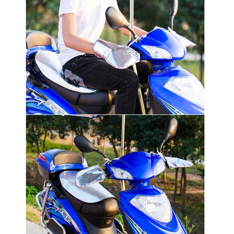 10 PCS Motorcycle Electric Car Sun Cushion Pad Heat Reflective Sheet Aluminum Sheet Sun Shade Car Mats, Sun Cushion Pad