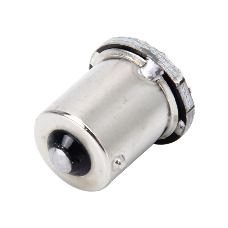 قطعتان من مصباح الانعطاف التلقائي للسيارة 1156/BA15S 1 وات 50 لومن 6000 كلفن مع 19 مصباح LED SMD-4014، تيار مستمر 12 فولت، 1156/BA15S 1 وات