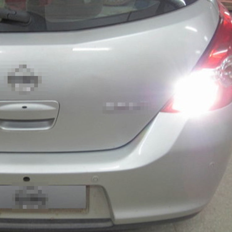 قطعتان من مصباح الانعطاف التلقائي للسيارة 1156/BA15S 1 وات 50 لومن 6000 كلفن مع 19 مصباح LED SMD-4014، تيار مستمر 12 فولت، 1156/BA15S 1 وات