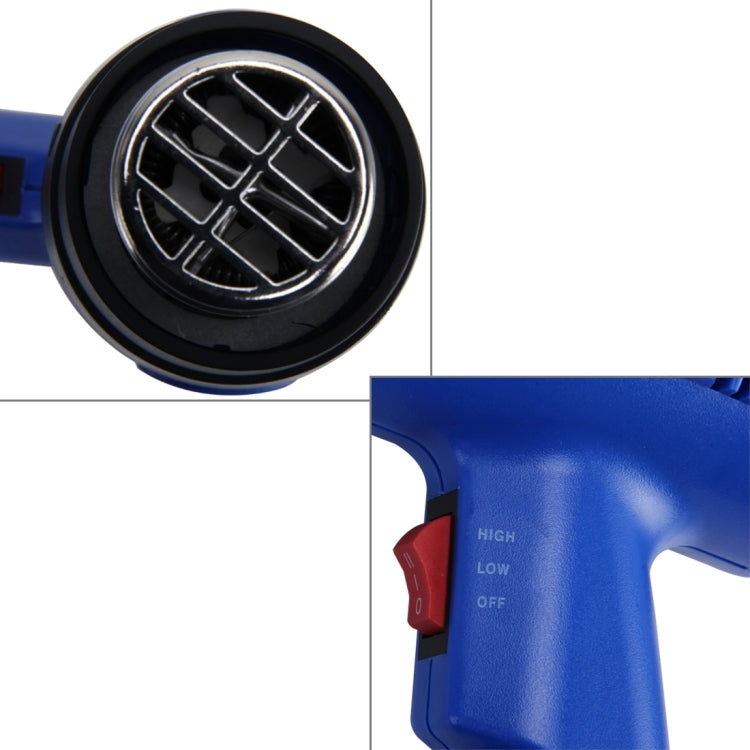 DINGGUAGUA 1800W Industrial Heavy Duty Professional Adjustable Temperature Heat Air Gun Tool, 50 to 650 Degrees US Plug