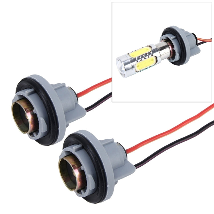 2 PCS Car Auto LED Bulb Socket Holder (No Including Light), H4, H7, H8/H11, T10, 1156, 1157, 7440, 7443, 9005, 9006, H1/H3