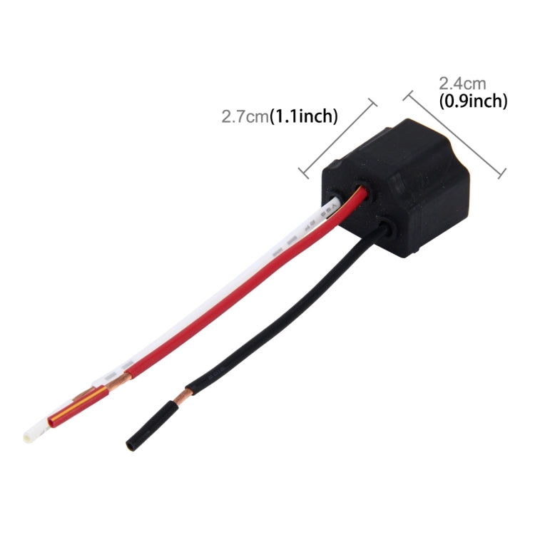 2 PCS Car Auto LED Bulb Socket Holder (No Including Light), H4, H7, H8/H11, T10, 1156, 1157, 7440, 7443, 9005, 9006, H1/H3