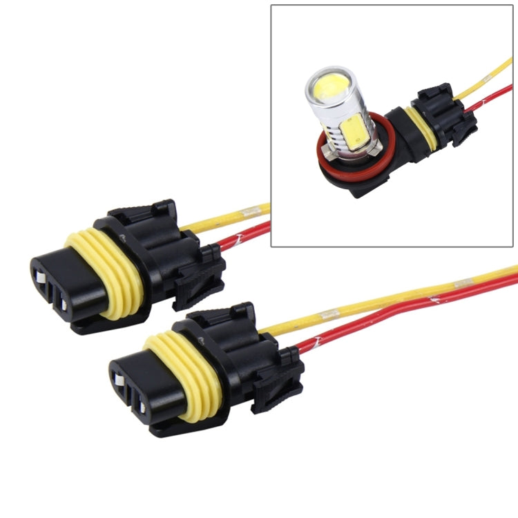 2 PCS Car Auto LED Bulb Socket Holder (No Including Light), H4, H7, H8/H11, T10, 1156, 1157, 7440, 7443, 9005, 9006, H1/H3