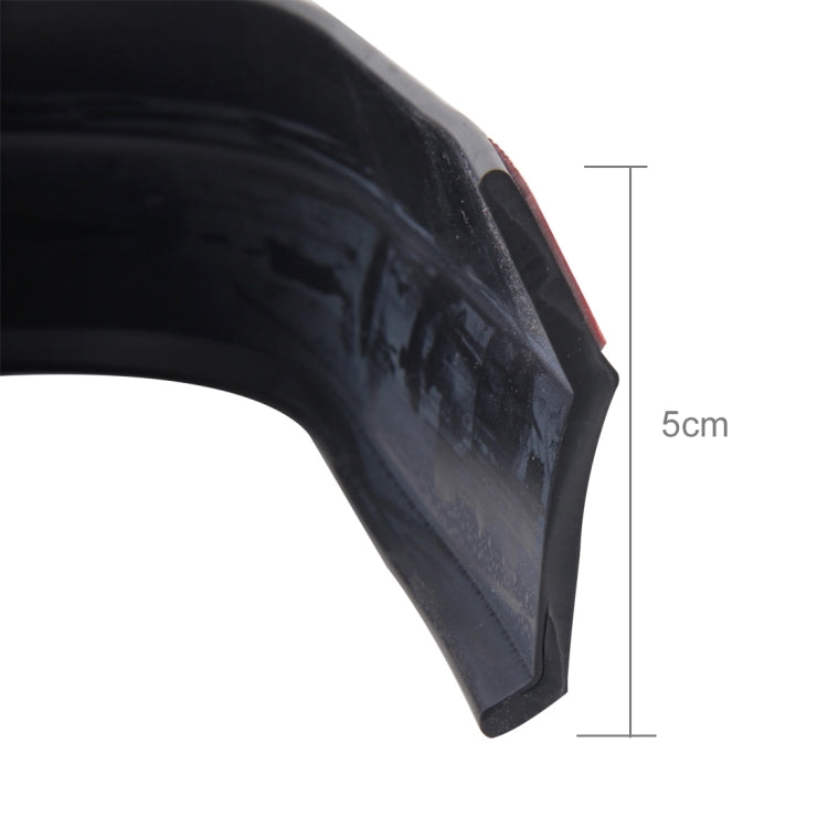 Universal 2.5m Car Front Bumper Lip Splitter Spoiler Skirt Adhesive Protector, 2.5m