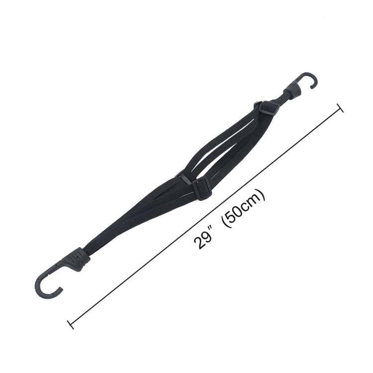 Motorcycle Elastic Fix Helmet Rope with 2 Hooks, Length: 60cm, Elastic Fix Helmet Rope