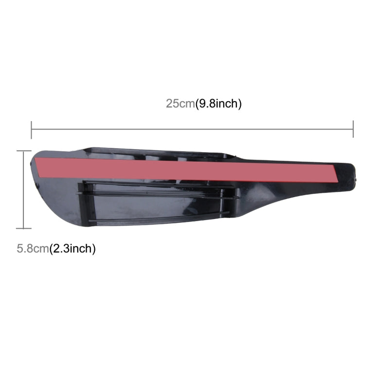 2 PCS Car Auto Universal Rubber Reversing Rearview Mirror Rain Baffle Plate, Rain Baffle Plat
