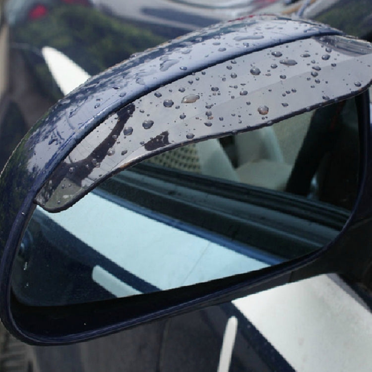 2 PCS Car Auto Universal Rubber Reversing Rearview Mirror Rain Baffle Plate, Rain Baffle Plat