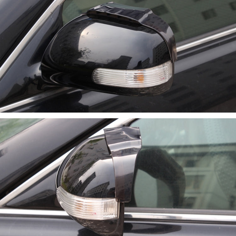 2 PCS Car Auto Universal Rubber Reversing Rearview Mirror Rain Baffle Plate, Rain Baffle Plat