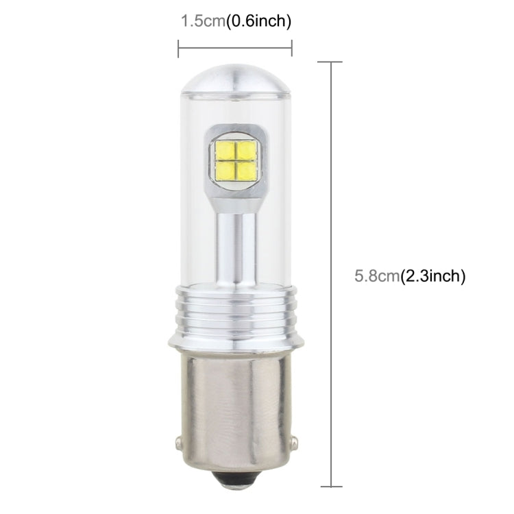 2 PCS 1156/BA15S 40W 800 LM 6000K Car Turn Light Backup Light Brake Light with 8 CREE Lamps, DC 12V, 1156