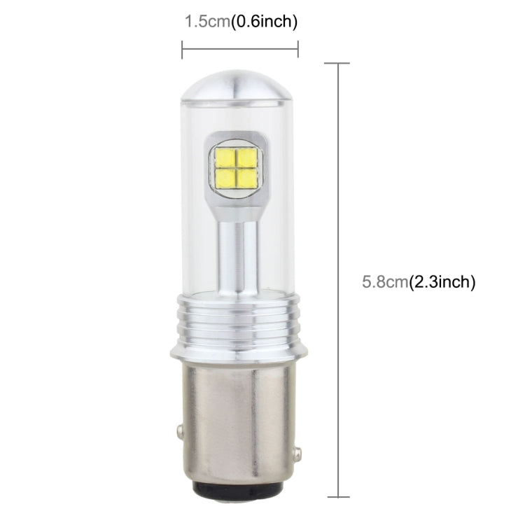 2 PCS 1157/BAY15D 40W 800 LM 6000K Car Turn Light Backup Light Brake Light with 8 CREE Lamps, DC 12V, 1157