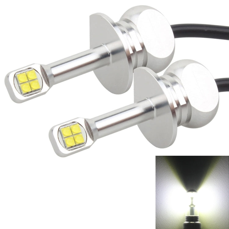 2 PCS H1 40W 800 LM 6000K 8 CREE LEDs Car Fog Lights, DC 12V, H1