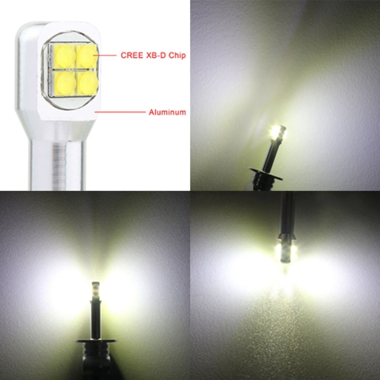 2 PCS H3 40W 800 LM 6000K 8 CREE LEDs Car Fog Lights, DC 12V, H3