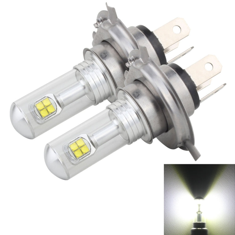2 PCS H4 40W 800 LM 6000K 8 CREE LEDs Car Fog Lights, DC 12V, H4