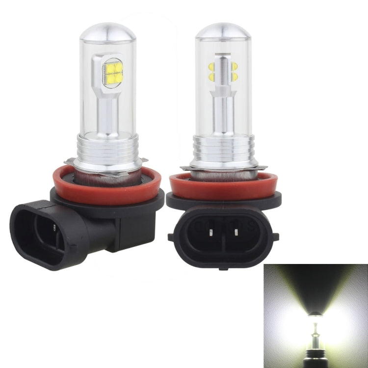 2 PCS H8/H11 40W 800 LM 6000K 8 CREE LEDs Car Fog Lights, DC 12V, H8/H11