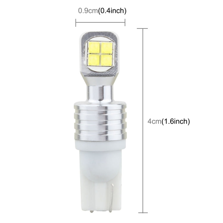 2 PCS T10/W5W 40W 800 LM 6000K Car Clearance Light Reading Light License Light with 8 Lamp, DC 12V, Blue Light, Red Light, White Light, Yellow Light