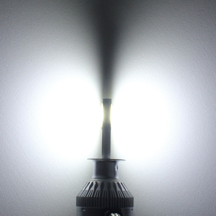 2 PCS H4 18W 1800 LM 6000K IP68 Canbus Constant Current Car LED Headlight with 2 COB Lamps, DC 9-36V, H4
