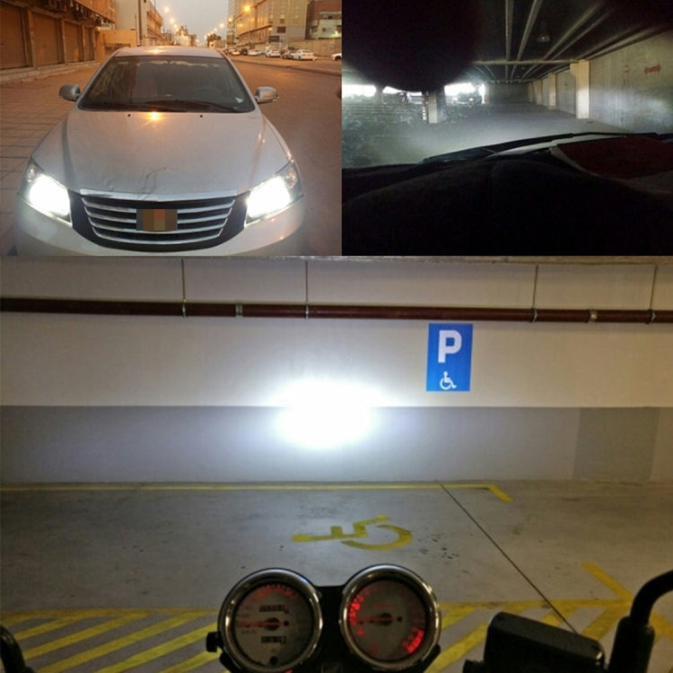 2 PCS H4 18W 1800 LM 6000K IP68 Canbus Constant Current Car LED Headlight with 2 COB Lamps, DC 9-36V, H4