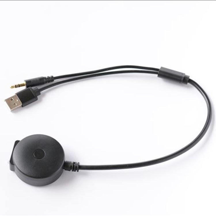 Universal Car Bluetooth Adapter Radio Stereo AUX Cable Adapter AUX USB Interface, AUX USB Interface