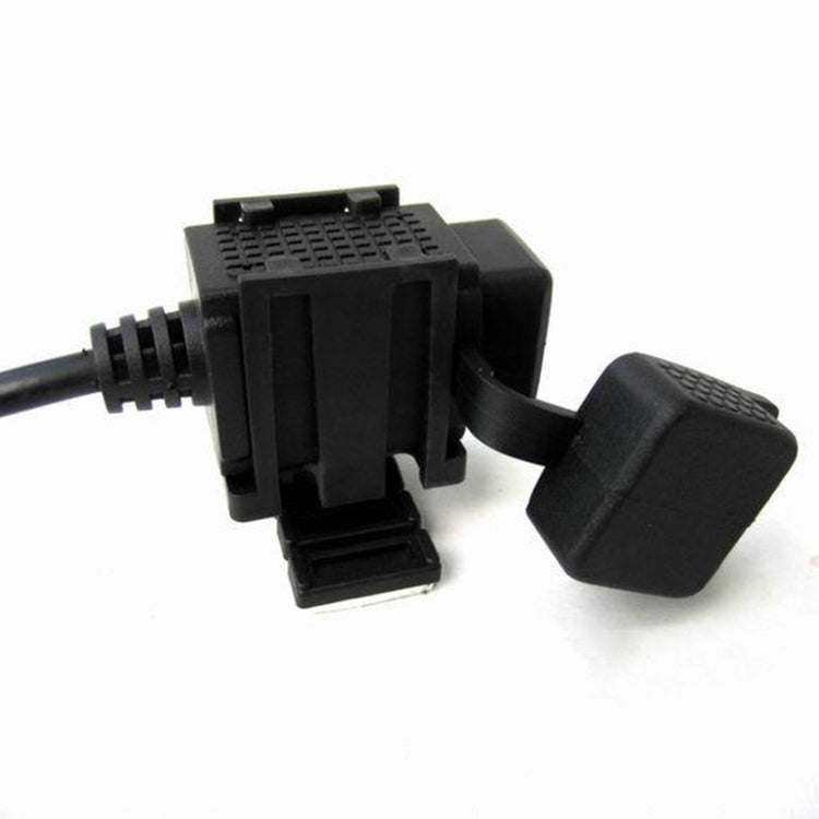 12-24V 2.1A Motorcycle Dual USB Mobile Phone Car Charger, EU Plug, Dual USB
