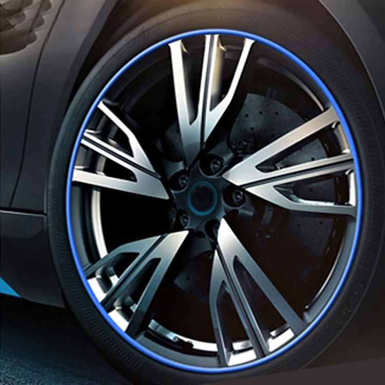 Universal Decorative Scratchproof Stickup 8M Flexible Car Wheel Hub TRIM Mouldings Shining Decoration Strip, 8m Shining, 8m