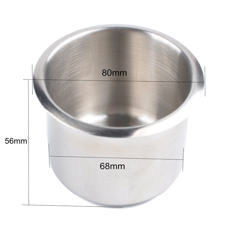 Stainless Steel Drop-in Cup Holder Table Drink Holder for RV Car Truck Camper, Size: 6.8 x 5.6cm, Size: 6.8 x 5.6cm