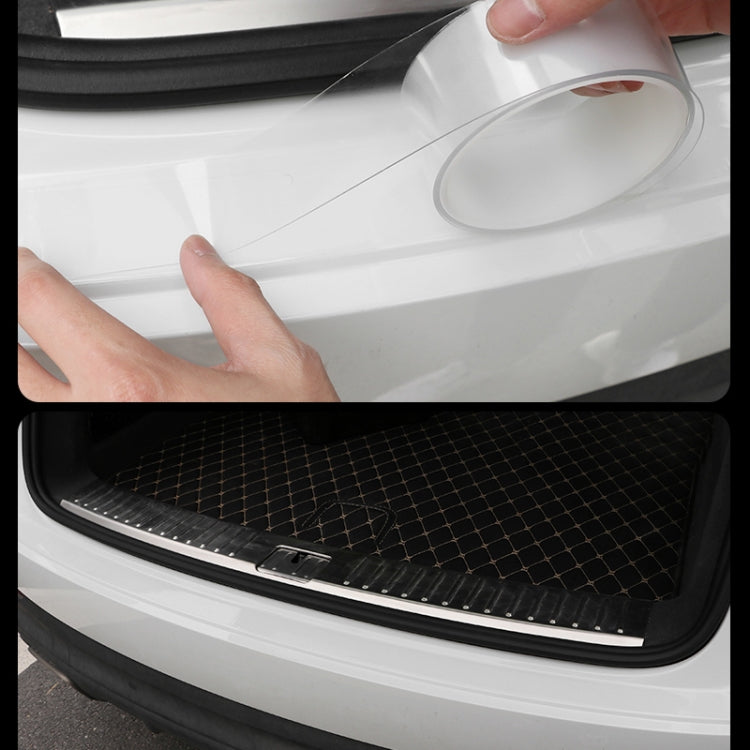 Universal Car Door Invisible Anti-collision Strip Protection Guards Trims Stickers Tape, Size: 7cm x 10m, Size: 7cm x 10m
