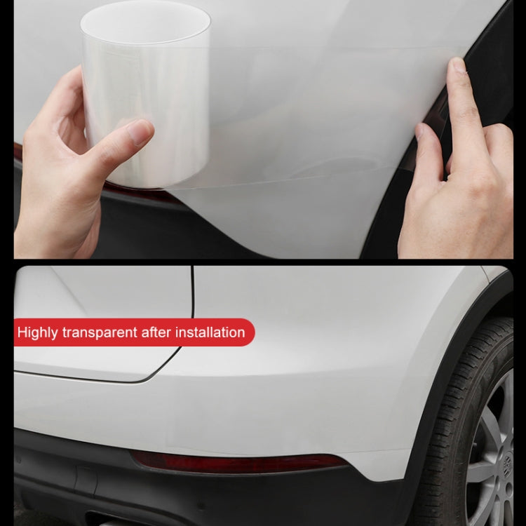 Universal Car Door Invisible Anti-collision Strip Protection Guards Trims Stickers Tape, Size: 10cm x 3m, Size: 10cm x 3m