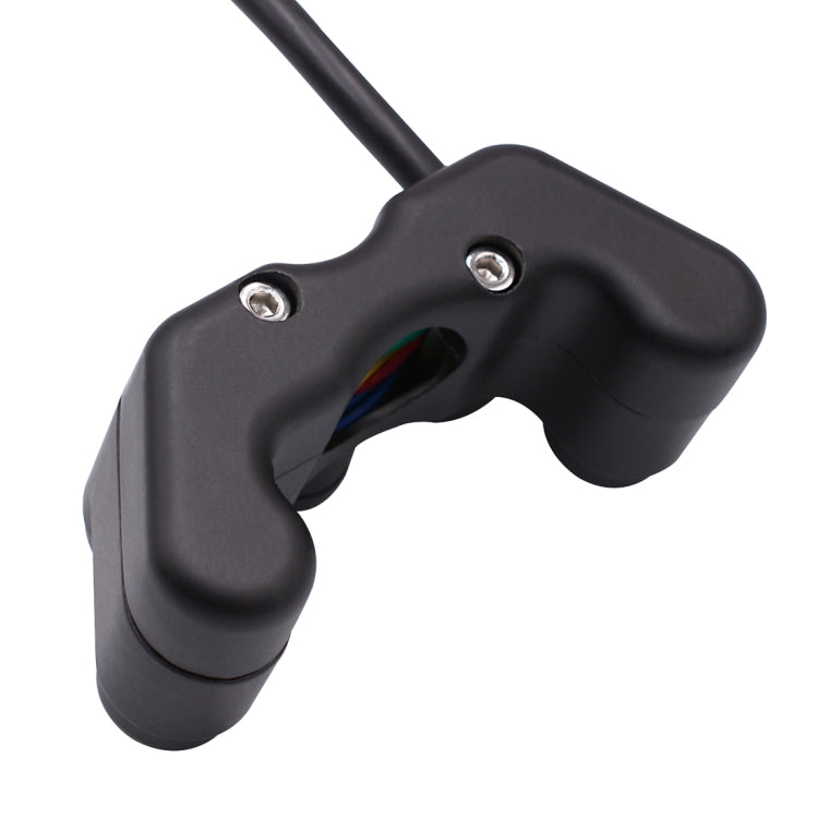 Motorcycle Headlight Auxiliary Light Horn Switches Aluminum Alloy Five-position Faucet Switches with Light, Aluminum Alloy Five-position