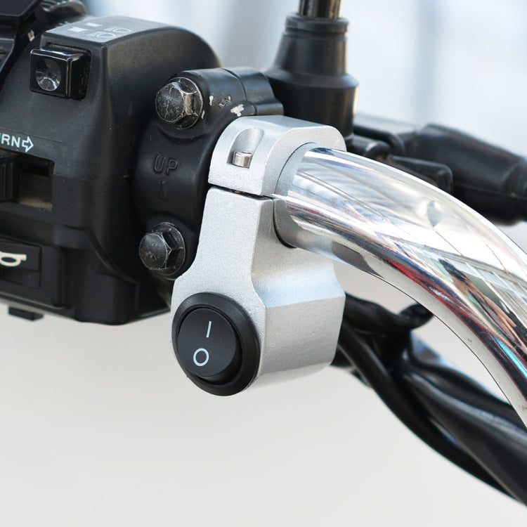Motorcycle Headlight Auxiliary Light Aluminum Alloy Switches with Lock, Headlight Auxiliary Switches