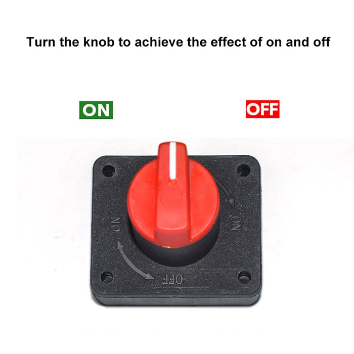 Car Motorcycles Battery Selector Isolator Disconnect Rotary Switch Cut, A730