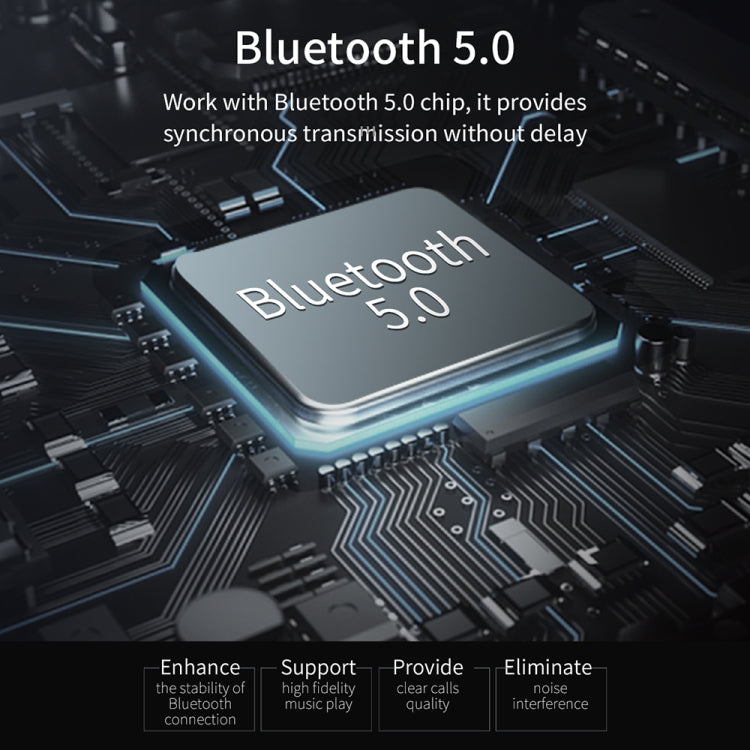 جهاز إرسال FM وشاحن سيارة ROCK B301 ثنائي USB + PD Bluetooth 5.0، يدعم بطاقة TF / قرص U، B301