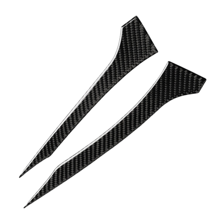 2 PCS Car Carbon Fiber Rearview Mirror Bumper Strip Decorative Sticker for BMW G30 (2018-2019) / G11 (2016-2019), Right Drive without Lens, Rearview Mirror Right Drive without Lens