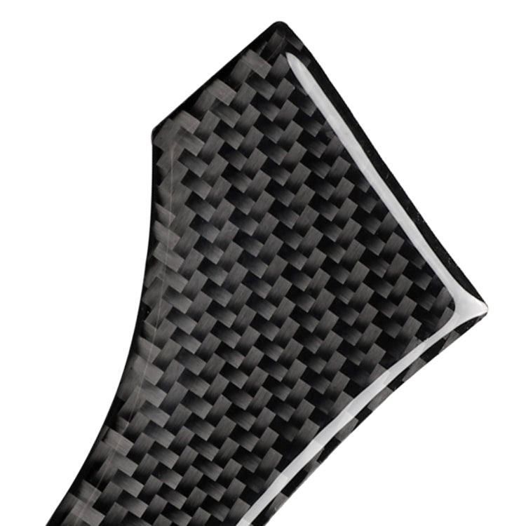 2 PCS Car Carbon Fiber Rearview Mirror Bumper Strip Decorative Sticker for BMW G30 (2018-2019) / G11 (2016-2019), Right Drive without Lens, Rearview Mirror Right Drive without Lens