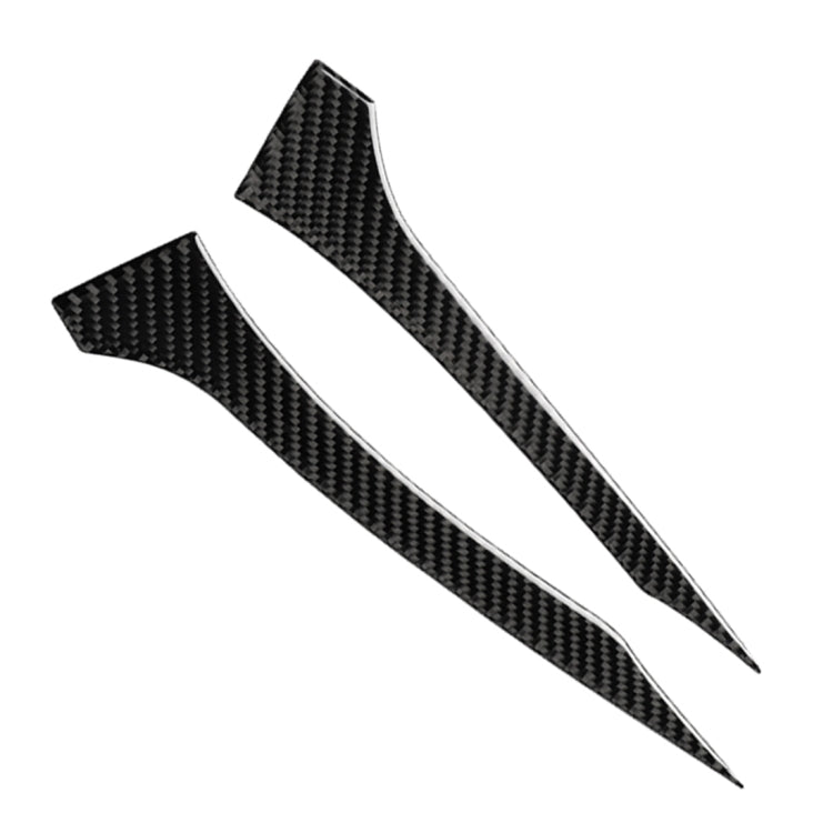 2 PCS Car Carbon Fiber Rearview Mirror Bumper Strip Decorative Sticker for BMW G30 (2018-2019) / G11 (2016-2019), Left Drive without Lens, Rearview Mirror Left Drive without Lens