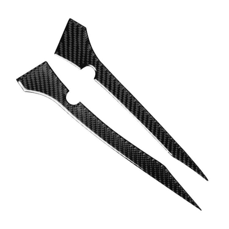 2 PCS Car Carbon Fiber Rearview Mirror Bumper Strip Decorative Sticker for BMW G30 (2018-2019) / G11 (2016-2019), Left Drive with Camera, Rearview Mirror Left Drive with Camera